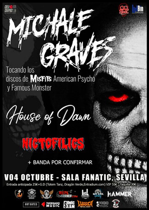 Michale Graves (MISFITS) + HOUSE OF DAWN