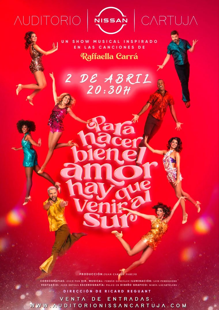 PARA HACER BIEN EL AMOR HAY QUE VENIR AL SUR por Juan Carlos Parejo en  Auditorio Nissan Cartuja de Sevilla (Granada) - EscenaenSevilla.es