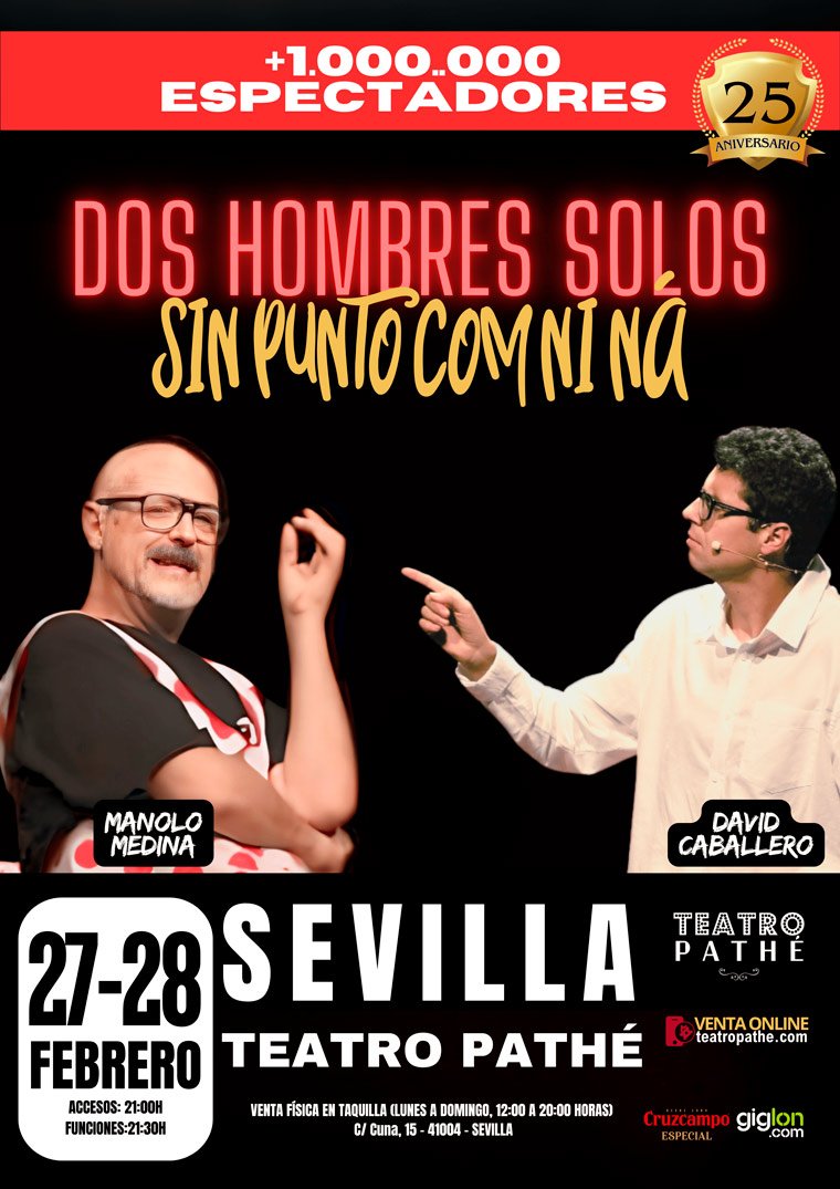 DOS HOMBRES SOLOS SIN PUNTO COM..NI N