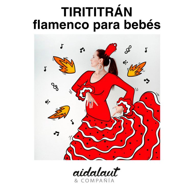 Tirititrn, flamenco para bebs